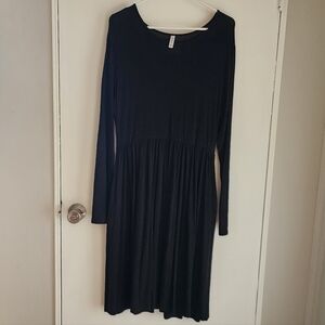 Long Sleeve Midi Dress XL